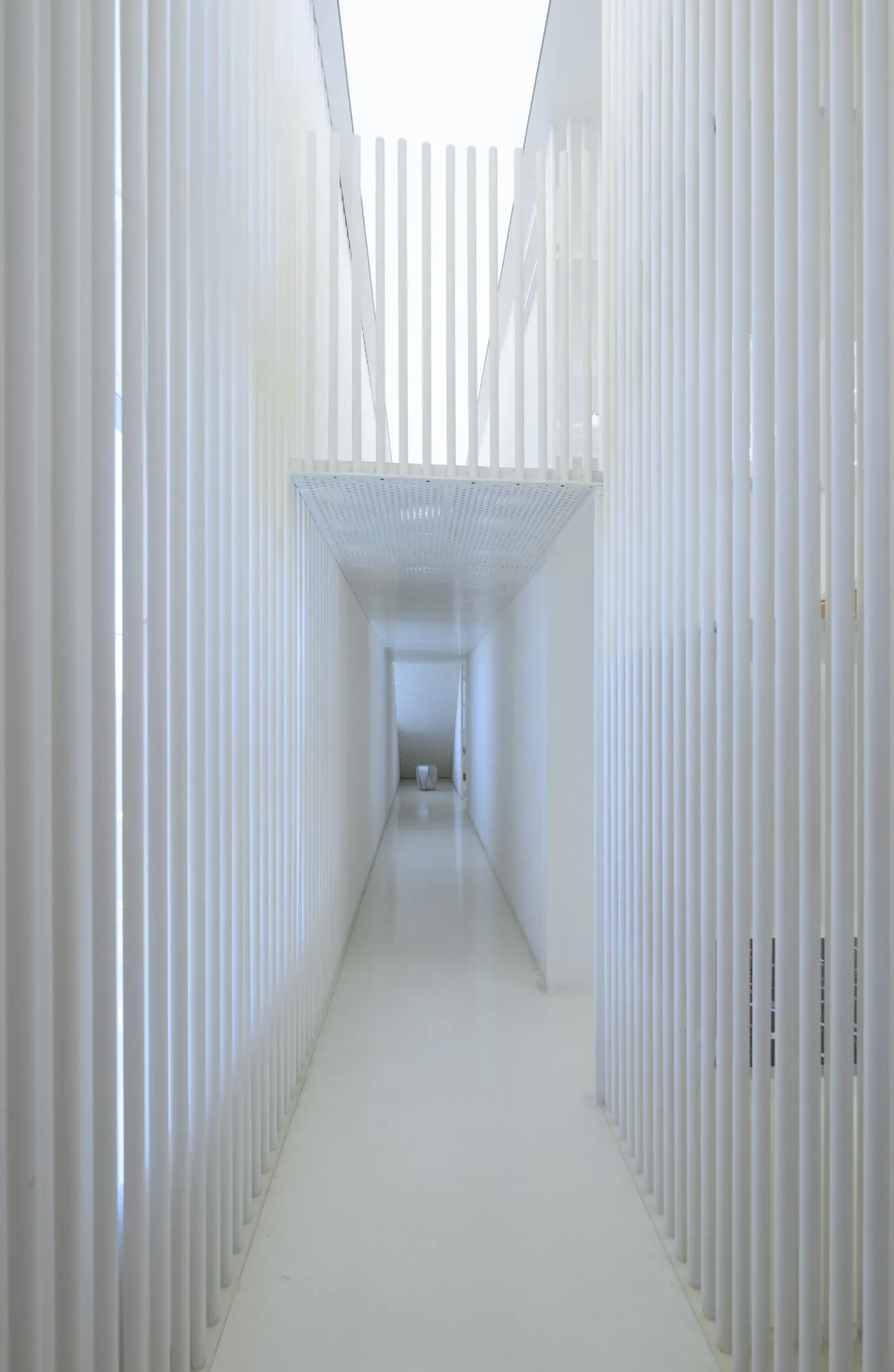 Architectural facade with precise vertical rhythms
